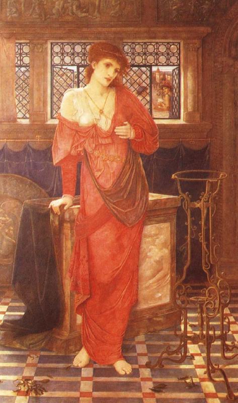 John Melhuish Strudwick Isabella and the pot of  Basil